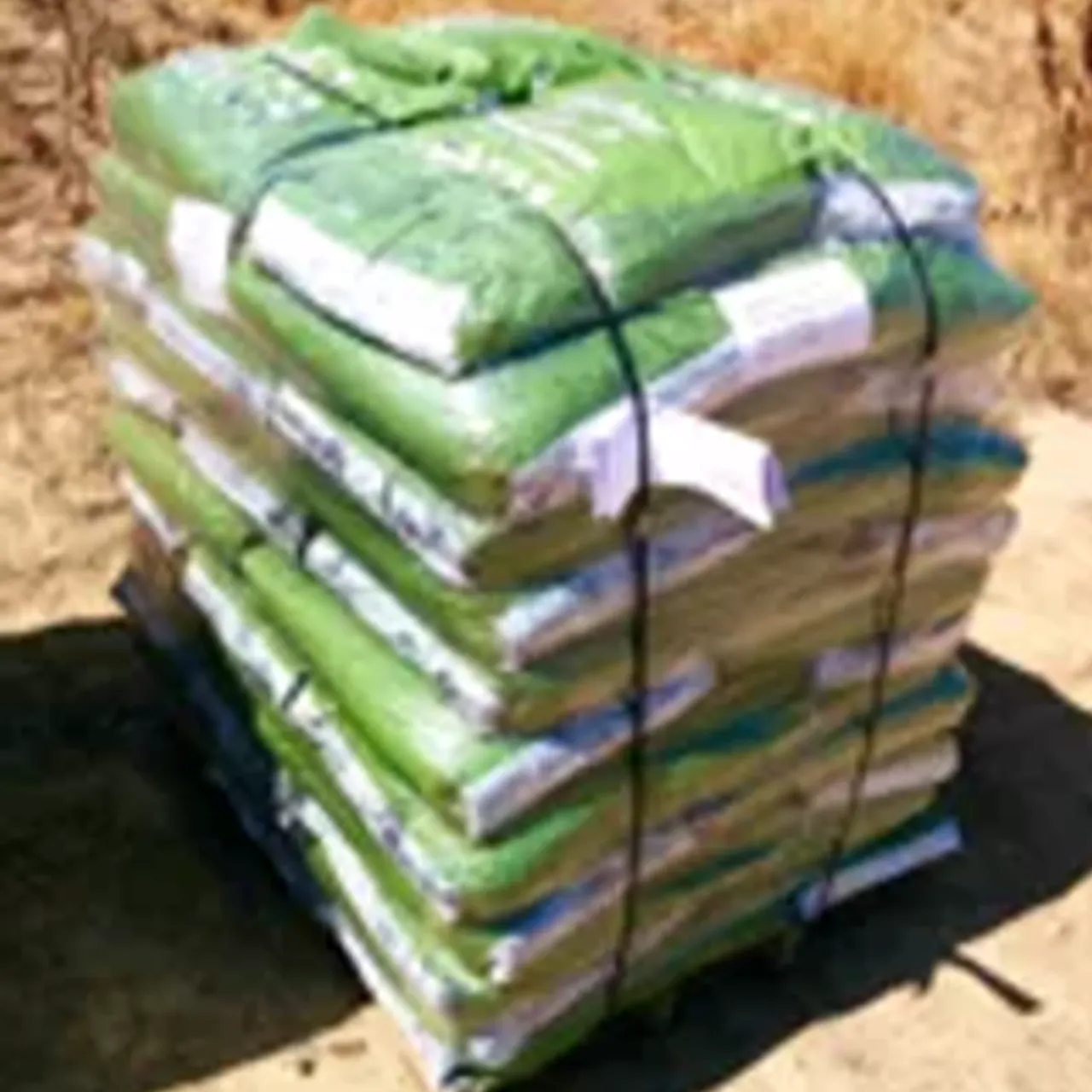 Pallet of bagged Tree of Life biochar